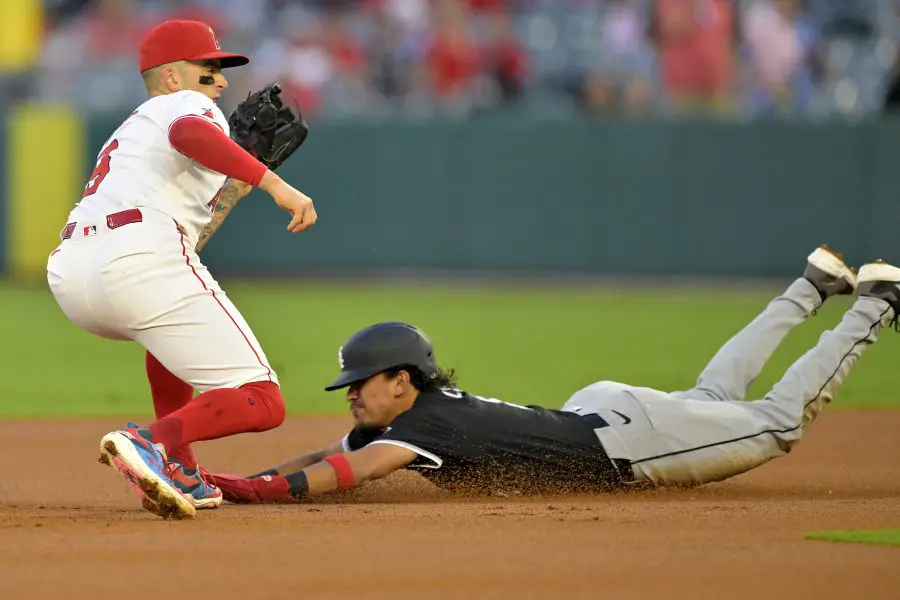 MLB: Chicago White Sox at Los Angeles Angels Nicky Lopez