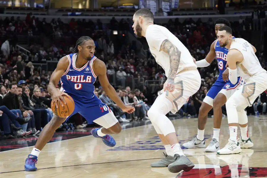 NBA: Philadelphia 76ers at Chicago Bulls