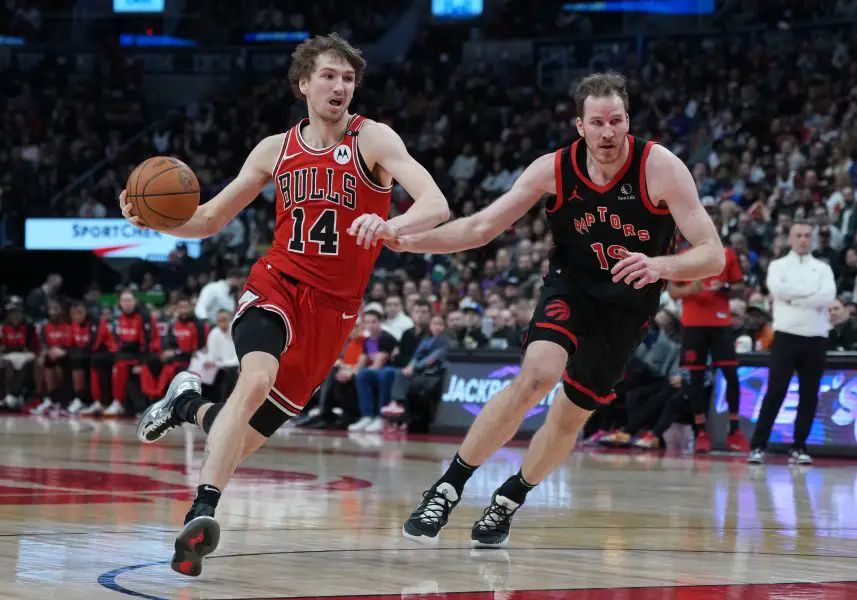 NBA: Chicago Bulls at Toronto Raptors Matas Buzelis