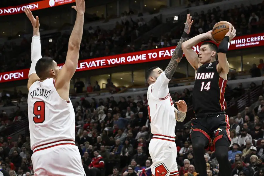 NBA: Miami Heat at Chicago Bulls