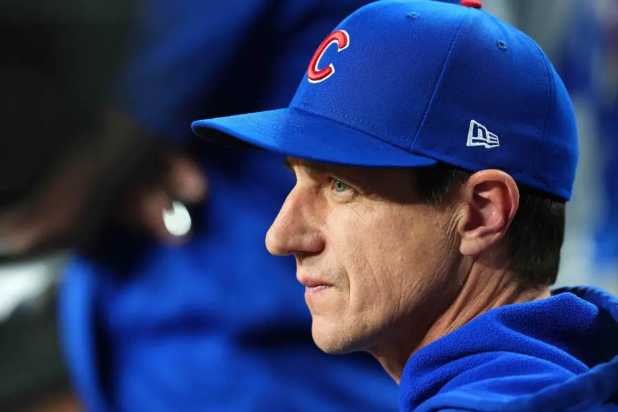 MLB: Chicago Cubs manager Craig Counsell at Arizona Diamondbacks