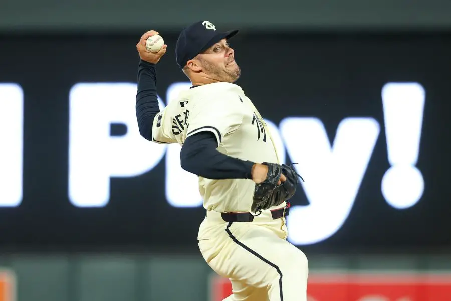 MLB: Atlanta Braves at Minnesota Twins Caleb Thielbar