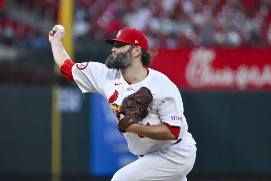 MLB: Pittsburgh Pirates at St. Louis Cardinals Lance Lynn pitcher