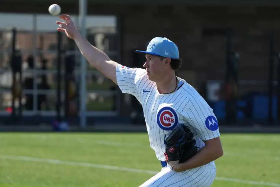 MLB: Chicago Cubs Workouts Nate Pearson