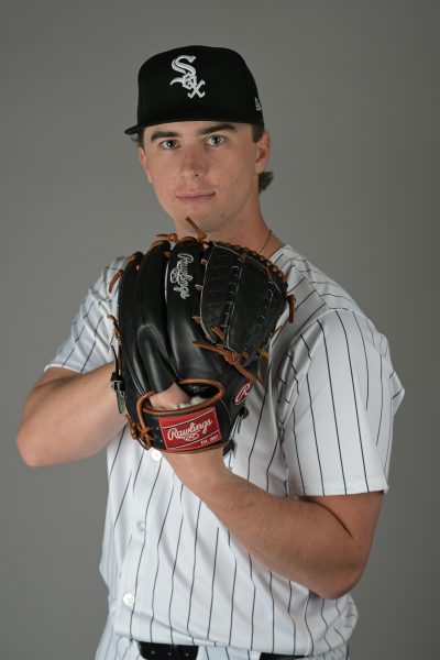 Chicago White Sox pitcher Grant Taylor (81) poses for a photo on media day at the team’s spring training facility in Glendale, AZ.