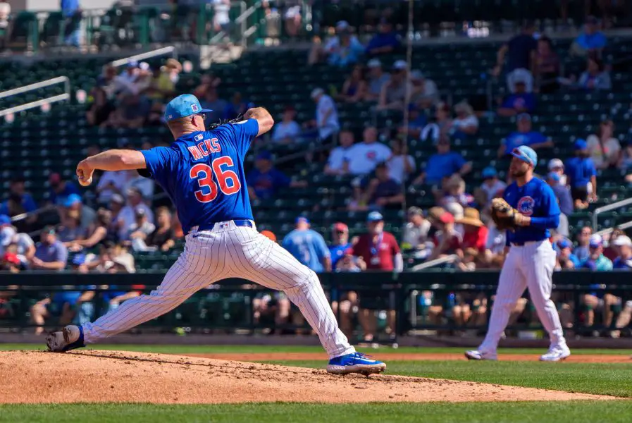 MLB: Spring Training Los Angeles Angels at Chicago Cubs