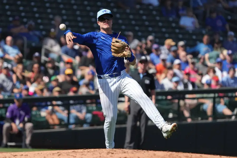 MLB: Spring Training San Diego Padres at Chicago Cubs Matt Shaw