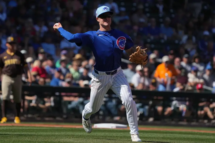 MLB: Spring Training San Diego Padres at Chicago Cubs Matt Shaw