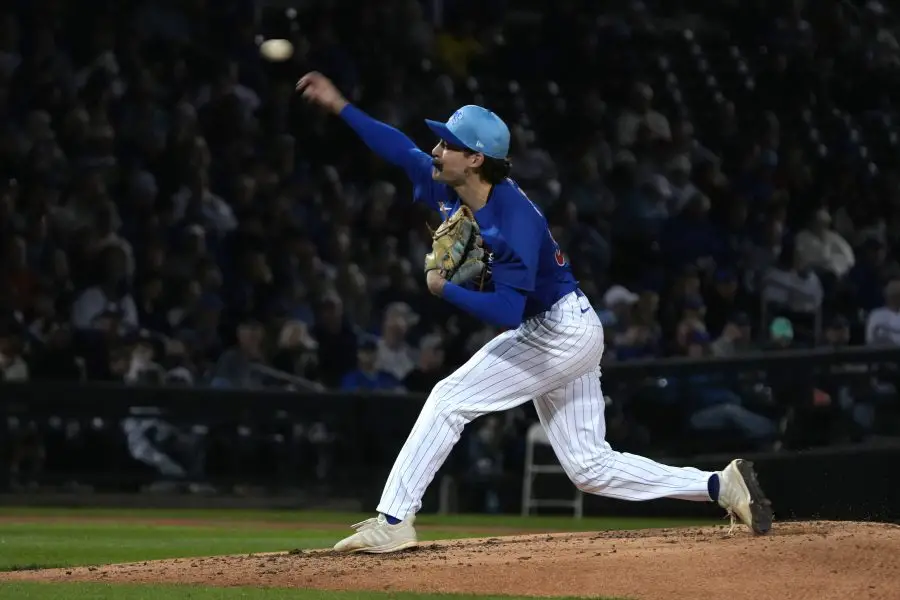 MLB: Spring Training Kansas City Royals at Chicago Cubs Frankie Scalzo Jr.