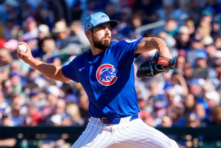 MLB: Spring Training Seattle Mariners at Chicago Cubs, Julian Merryweather