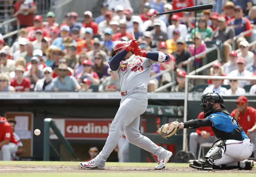 MLB: Spring Training St. Louis Cardinals at Miami Marlins Willson Contreras