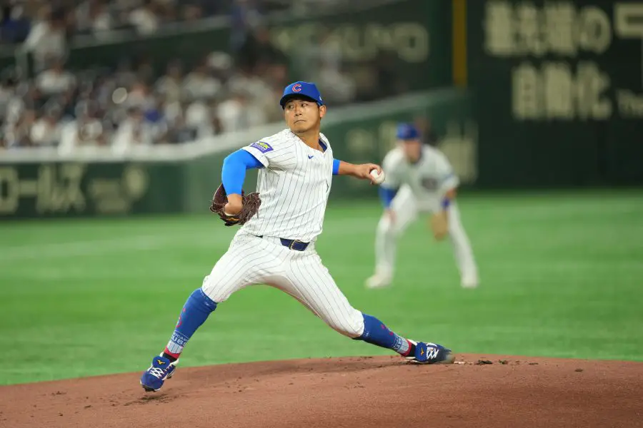 MLB: Los Angeles Dodgers at Chicago Cubs Shota Imanaga