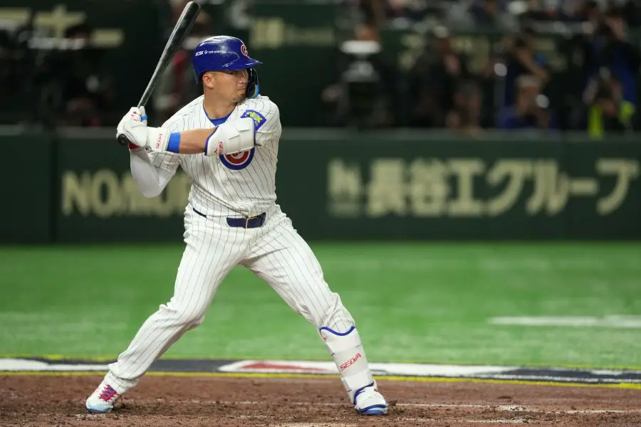 MLB: Los Angeles Dodgers at Chicago Cubs Seiya Suzuki